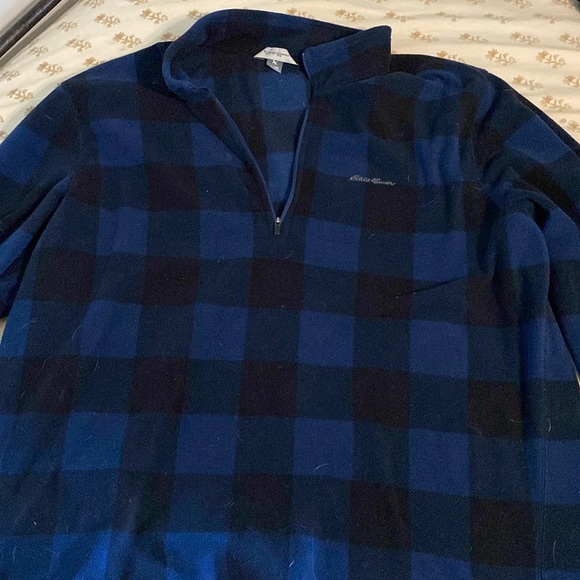Men’s Eddie Bauer quarter zip fleece 2XL - Picture 1 of 2
